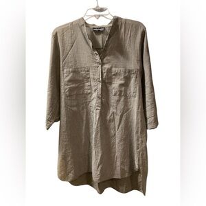 Ronnie Salloway 100% Cotton Lightweight Tunic. Size Medium/Large.